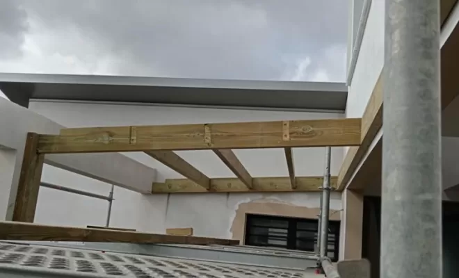 Une terrasse charpente en bois et en caillebotis, et la réalisation d'une toiture au Tampon, Le Tampon, GB Rénovation Toiture 974