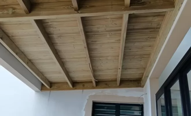 Une terrasse charpente en bois et en caillebotis, et la réalisation d'une toiture au Tampon, Le Tampon, GB Rénovation Toiture 974