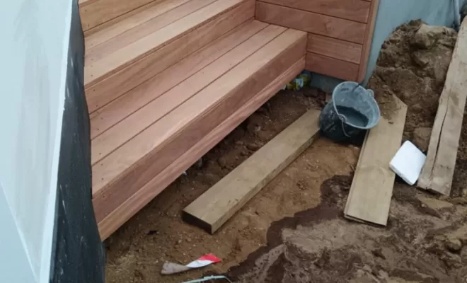 Une terrasse charpente en bois et en caillebotis, et la réalisation d'une toiture au Tampon, Le Tampon, GB Rénovation Toiture 974