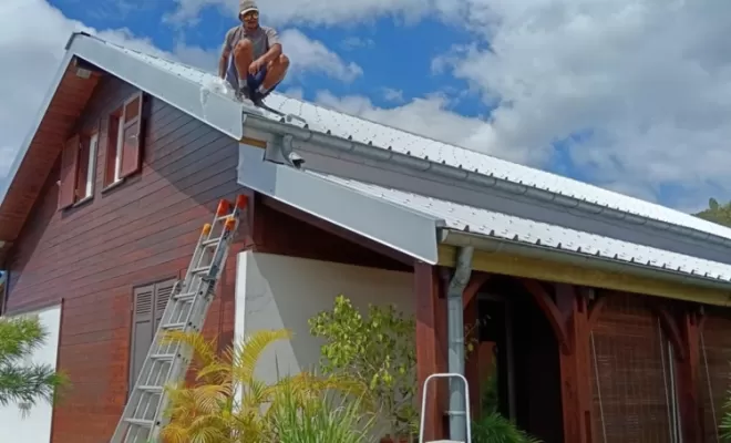 Rénovation d'une toiture sur l'Entre Deux, Le Tampon, GB Rénovation Toiture 974